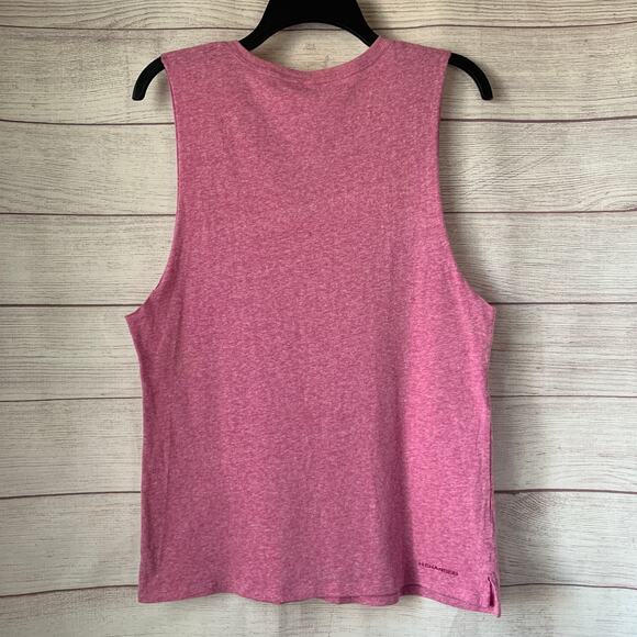 Under Armour Pink Sleeveless Shirt or Tank Top Athletic Active Size L - Picture 4 of 12